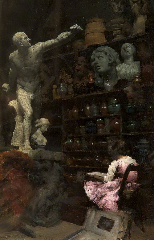 Idling, 1887, Oscar Wilson
