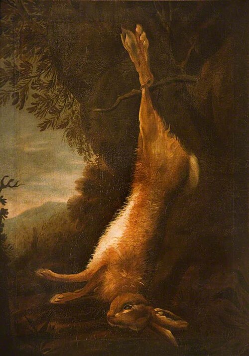 Dead Hare in Landscape, , John Harper