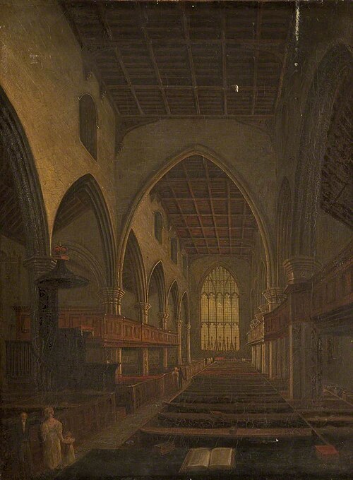 St Mary's Church, Lancaster, 1805, John Henderson