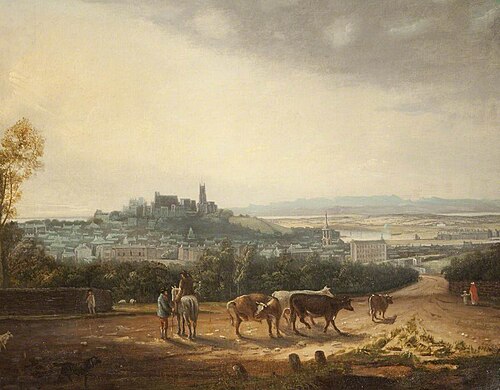 Lancaster from the East, 1830, John Henderson