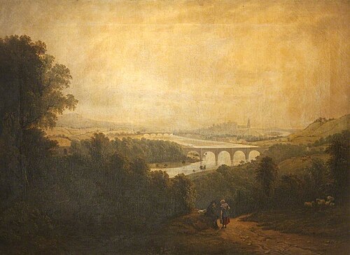 Lancaster with the Aqueduct Bridge, , John Henderson