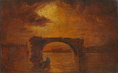 Lancaster Old Bridge with Skerton Shipyard Beyond, , John Henderson