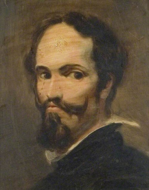 Portrait of a Man with a Beard (after Diego Velázquez), 1837, Caroline Mount Edgcumbe