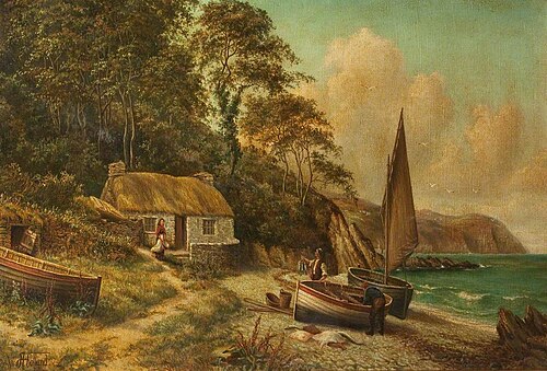 Garwick Beach, 1910, John Holland