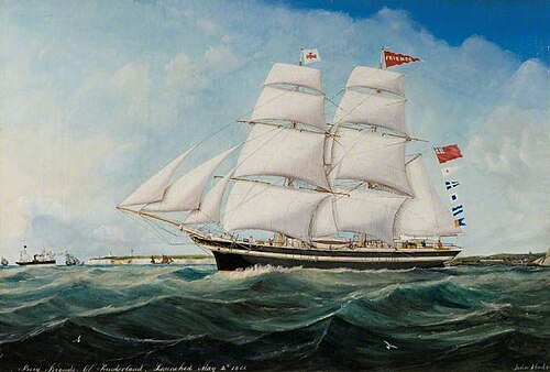 Brig 'Friends', 1866, John Hudson