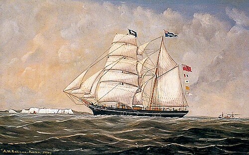 The Brigantine 'Adela', 1895, John Hudson