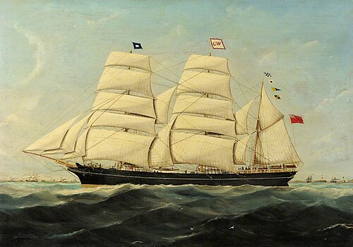 The barque George Watson, , John Hudson