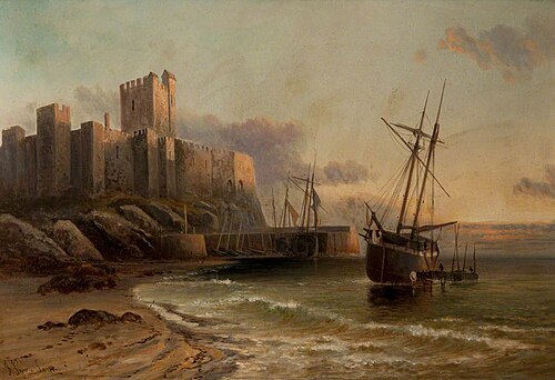 Carrickfergus Castle, 1880, John James Syer
