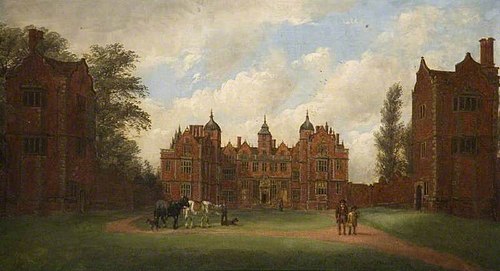 Aston Hall - The East Front, 1854, John Joseph Hughes