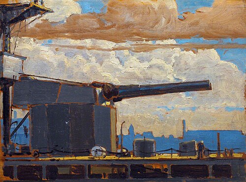 A Monitor's Turret, 1918, Geoffrey Stephen Allfree
