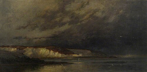 Stormy Sky over White Cliffs, , John Leslie Thomson