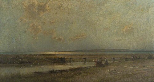 Women Washing Clothes by a River, , John Leslie Thomson