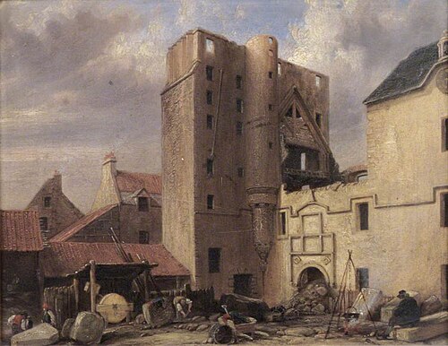 The Demolition of Marischal College, 1837, Patrick Campbell Auld
