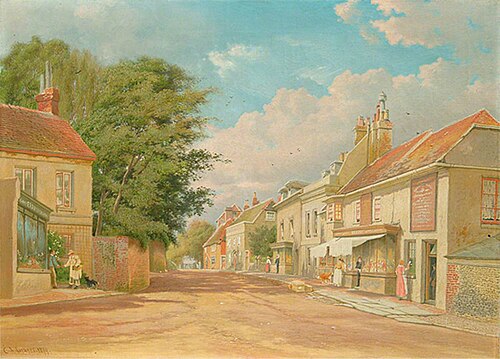 High Street, Old Bexhill, East Sussex, 1898, Charles A. Graves