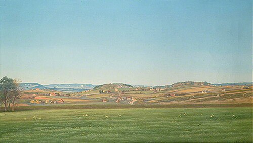 View from Millfield, Bexhill, East Sussex, 1899, Charles A. Graves