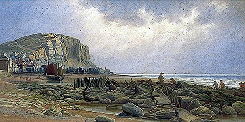 Remains of an Elizabethan Harbour, 1901, Charles A. Graves