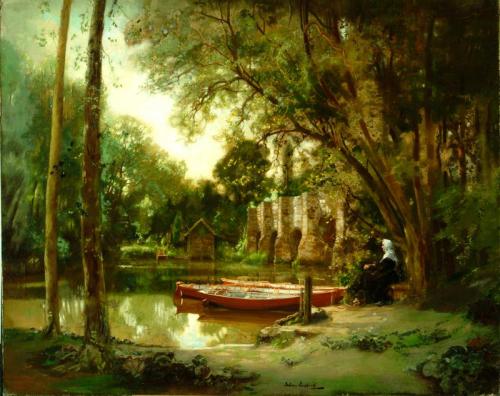 Mid Silence and Shade, 1910, John Lochhead
