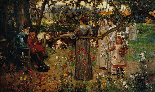 The Summer Garden, 1895, John Lochhead