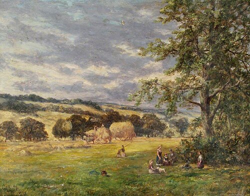 Cottons Hayfield, East Finchley, 1879, George A. Boyle