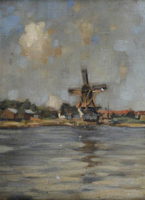 Dutch Scene with Windmill, , Charles Aird