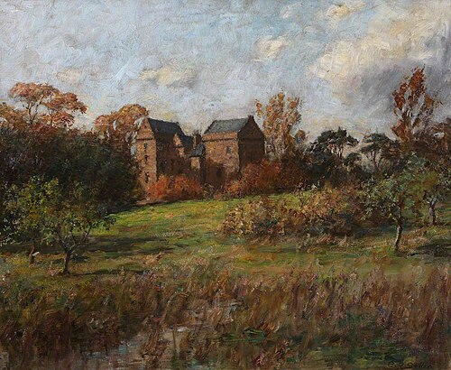 Huntingtower Castle, 1900, Charles Andrew Sellar