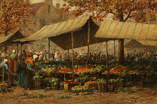 The Fruit Market, , Charles Andrew Sellar