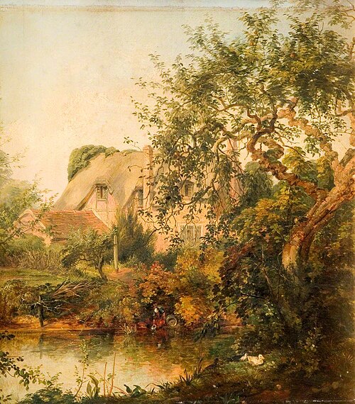 The Cottager's Home, 1847, George Arthur Hickin