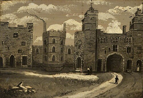 Lancaster Castle Interior, 1873, Charles Arthur Gervaise
