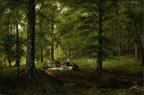 Untitled--Picnic Scene, 1870, John Martin Tracy