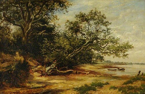 View near Harwich, Essex, , George Burrell Willcock