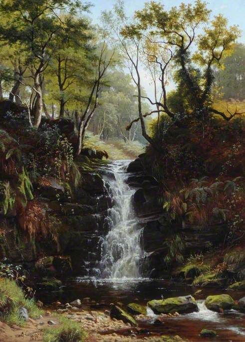 Ghyll Beck, near Barden Tower, Yorkshire, 1878, George Cammidge