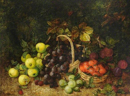 Still Life of Various Fruit, , George Clare