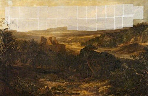 Landscape with a Ruined Castle, , John Milne Donald