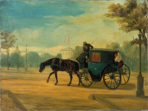Le Fiacre, 1845, Charles de Luna