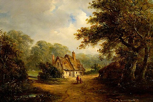 Cottage in a Wood, , John Moore of Ipswich
