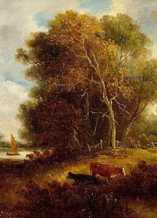 Distant View of an Estuary, , John Moore of Ipswich