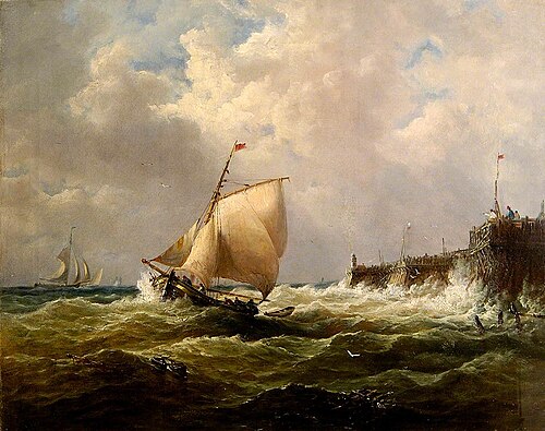 Shipping at Harbour Mouth, , John Moore of Ipswich
