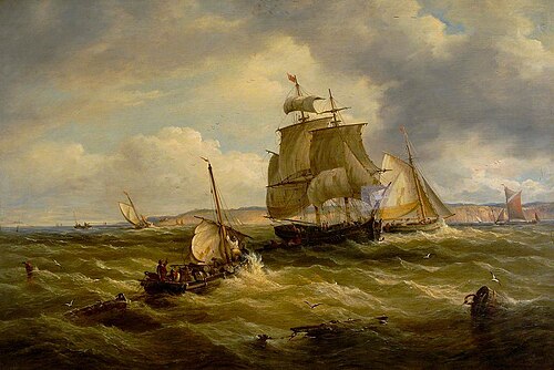 Seascape, Fishing, , John Moore of Ipswich