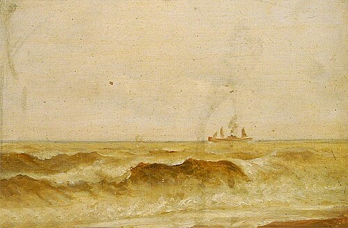 Off Yarmouth, Seascape, , John Moore of Ipswich