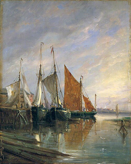 Shipping, Low Tide, , John Moore of Ipswich