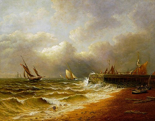 Seapiece, , John Moore of Ipswich
