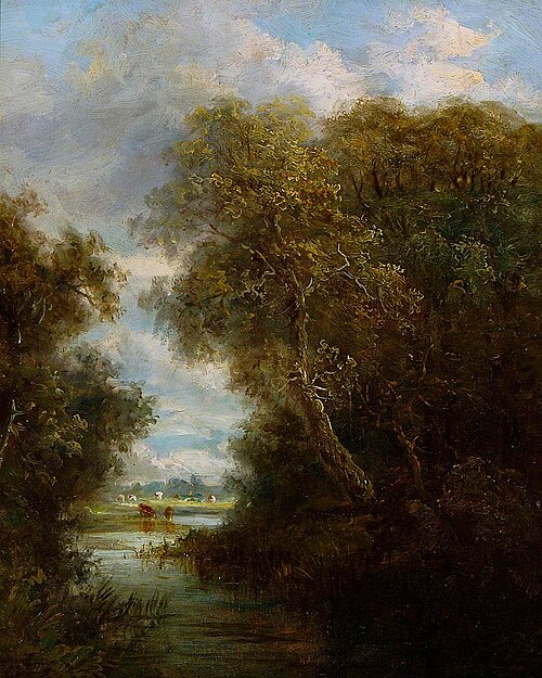 Landscape with Cattle, , John Moore of Ipswich