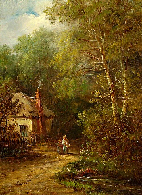 Lane and Cottage, , John Moore of Ipswich