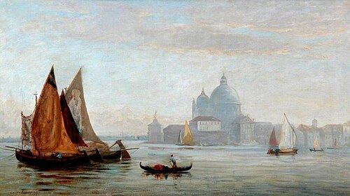 Church of Santa Maria della Salute, Venice, 1875, Charles Edward Holloway