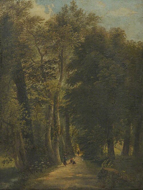 A Woodland Road, 1863, Victoria Susanna Colkett