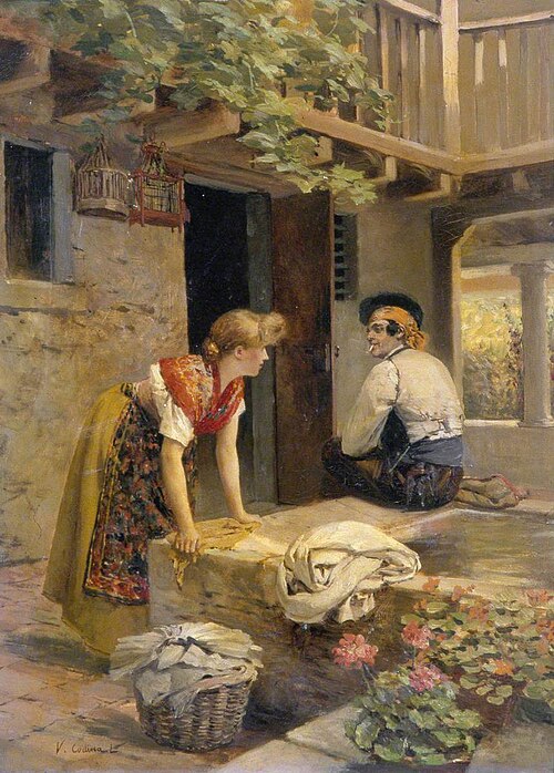 Two Sides to the Question, 1870, Victoriano Codina y Langlin