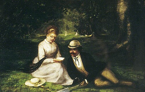 In the Park, 1872, Charles Frederick Lowcock