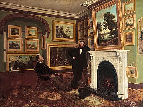 The Connoisseurs, 1877, Charles Frederick Lowcock