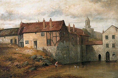 Castle Mills, York, 1895, George Fall