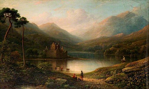 Kilchurn Castle, Loch Awe, 1854, George Frederick Buchanan